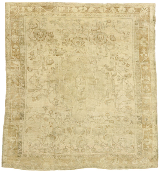 11 x 12 Antique Turkish Oushak Rug 76602