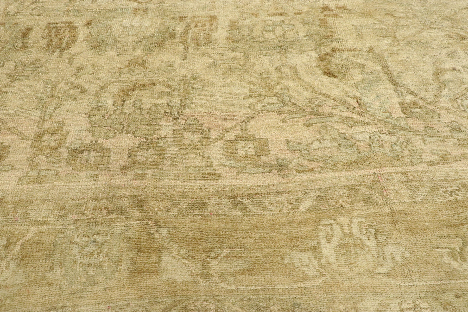 11 x 12 Antique Turkish Oushak Rug 76602