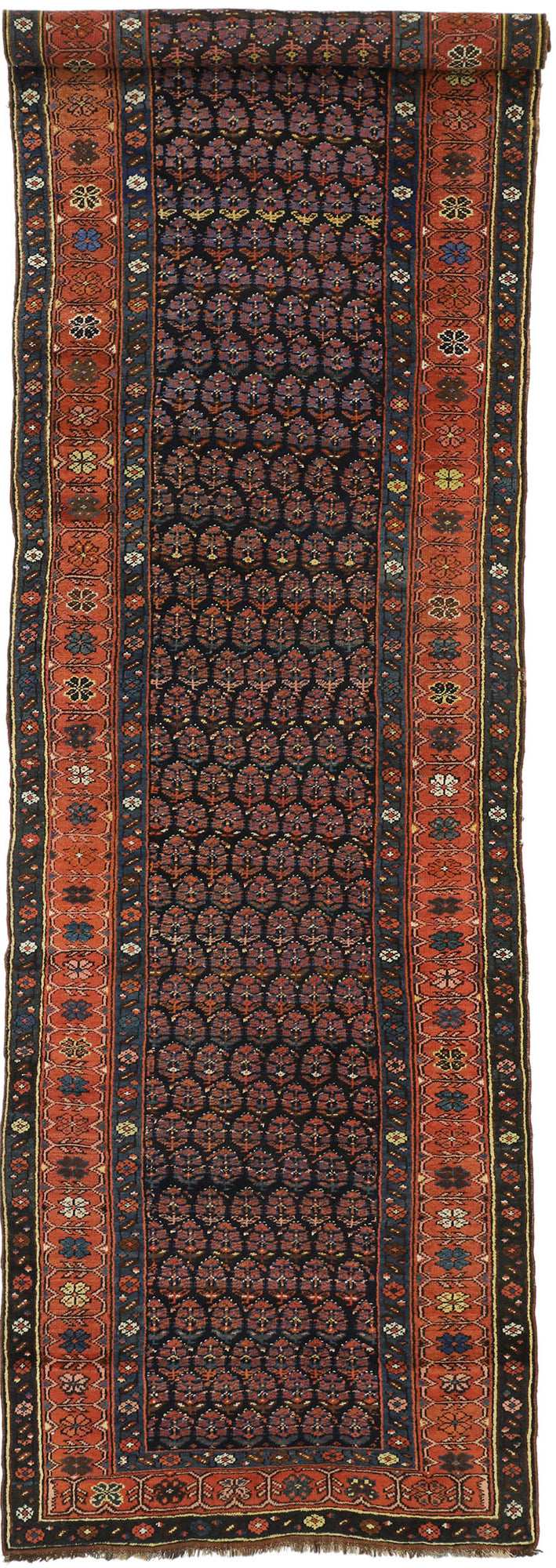 4 x 13 Vintage Persian Kurdish Rug 76603