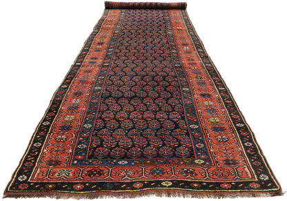 4 x 13 Vintage Persian Kurdish Rug 76603