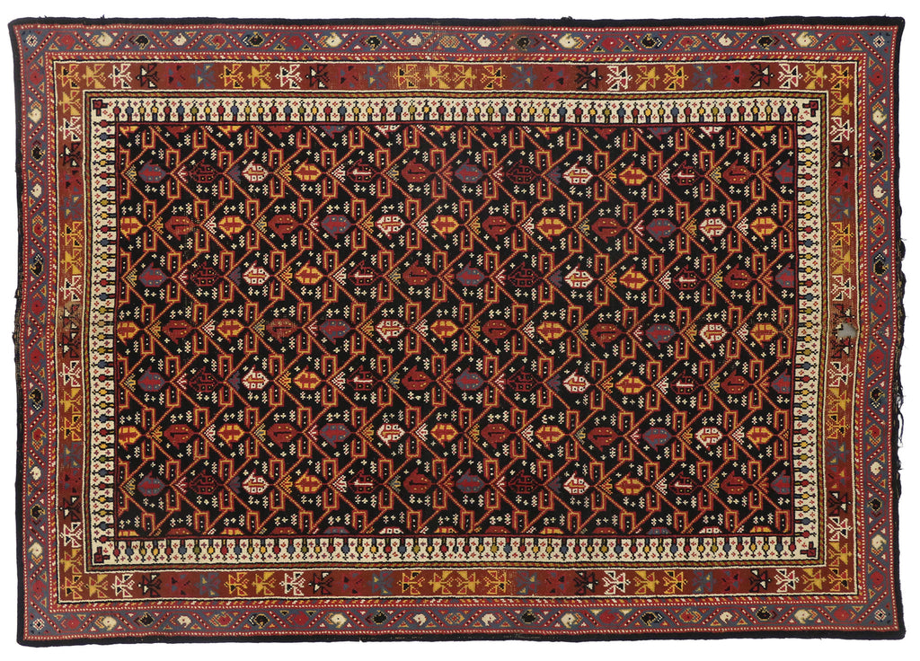 8 x 11 Antique Savonnerie Rug 76604