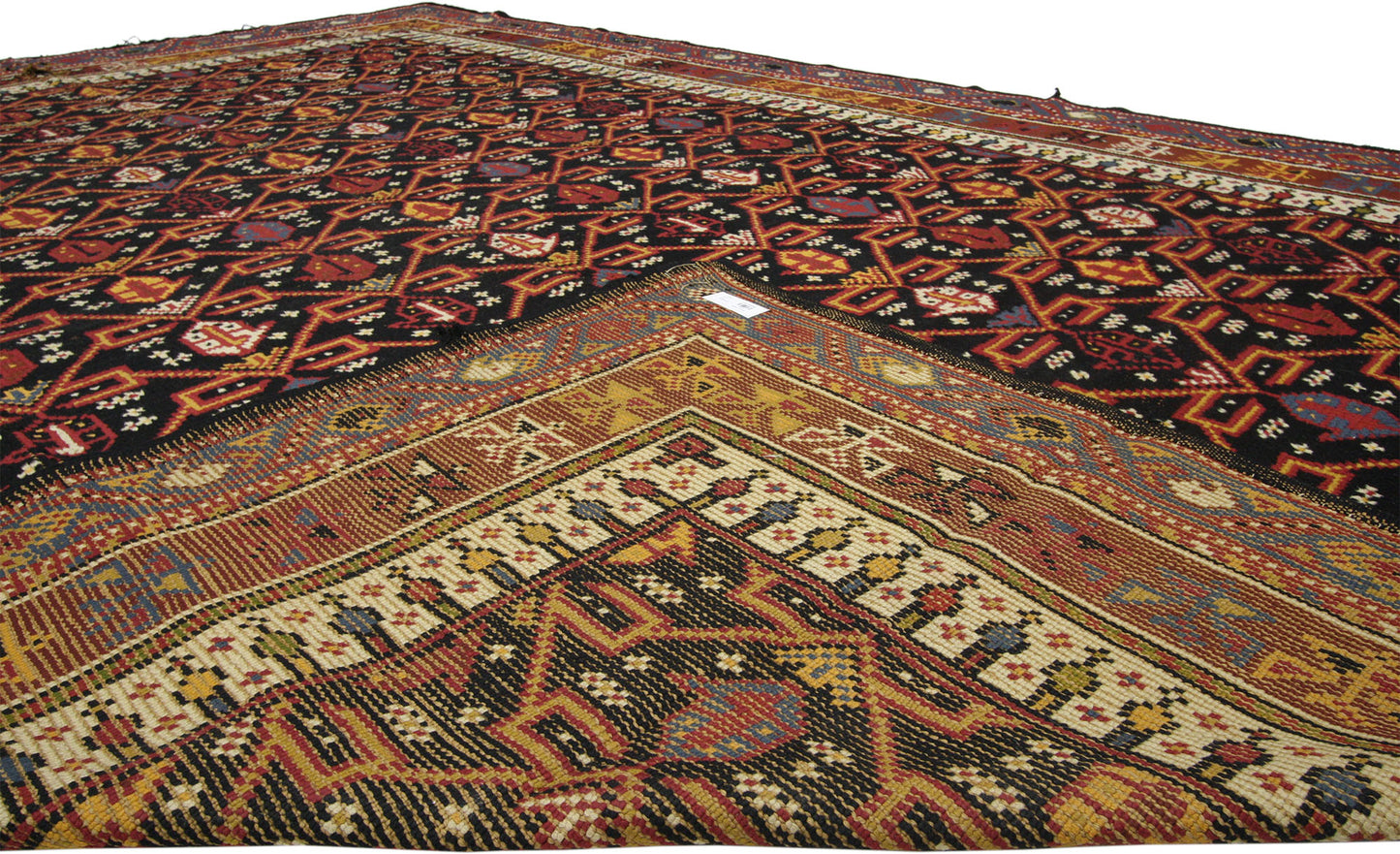 8 x 11 Antique Savonnerie Rug 76604