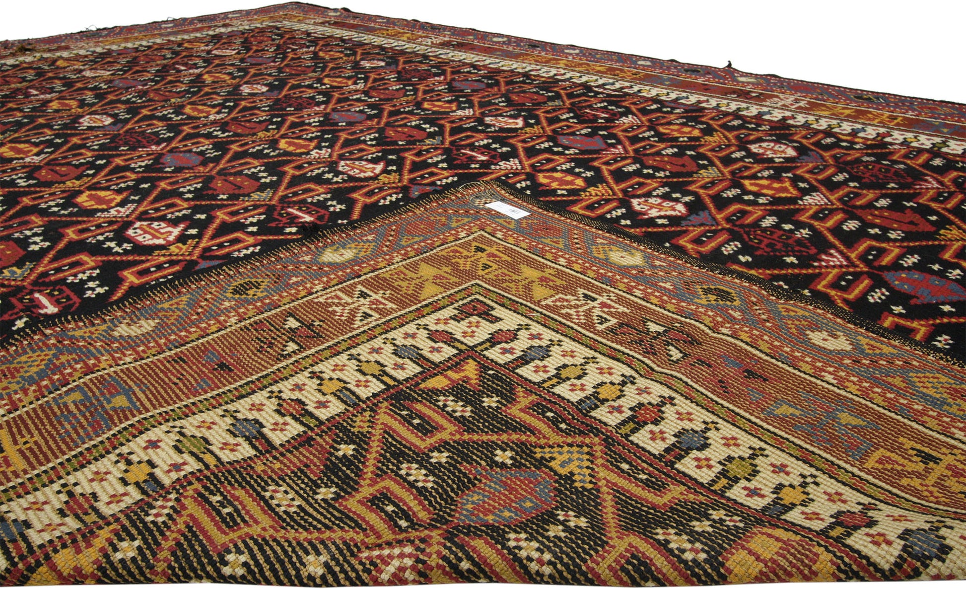 8 x 11 Antique Savonnerie Rug 76604