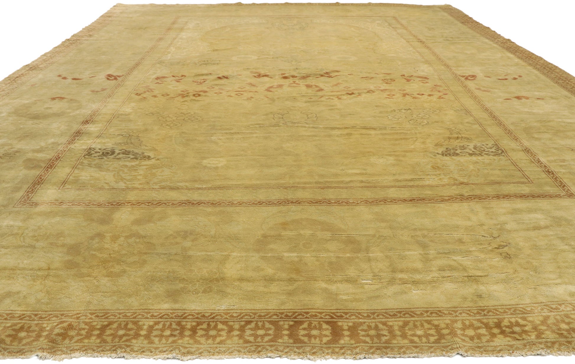 11 x 14 Antique European Austrian Rug 76605