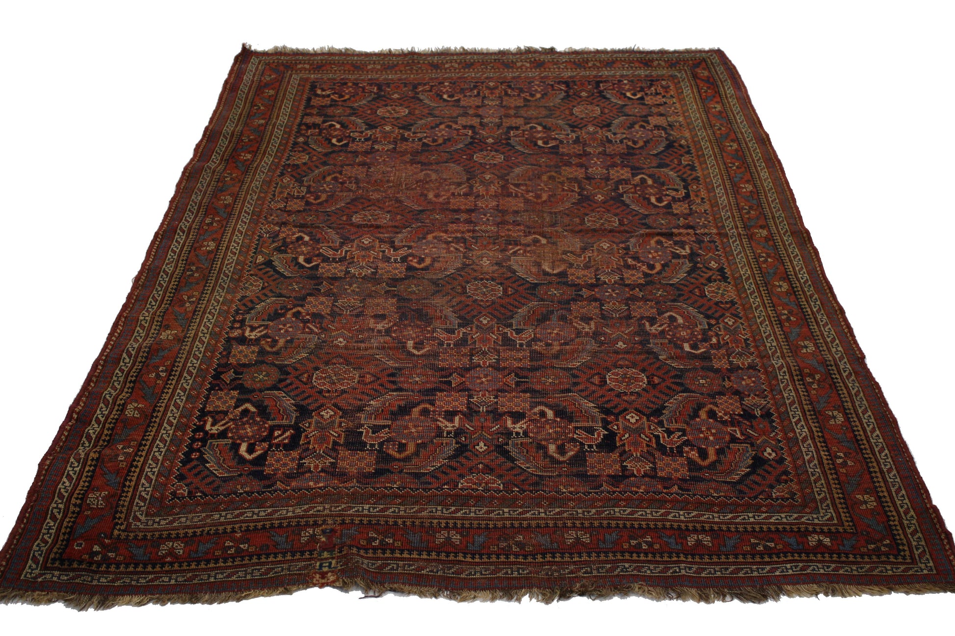 4 x 6 Antique Bijar Rug 76610