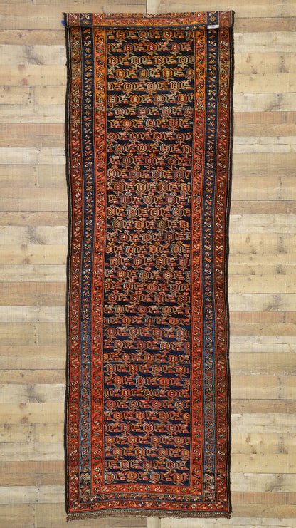 4 x 12 Antique Persian Kurdish Rug 76615