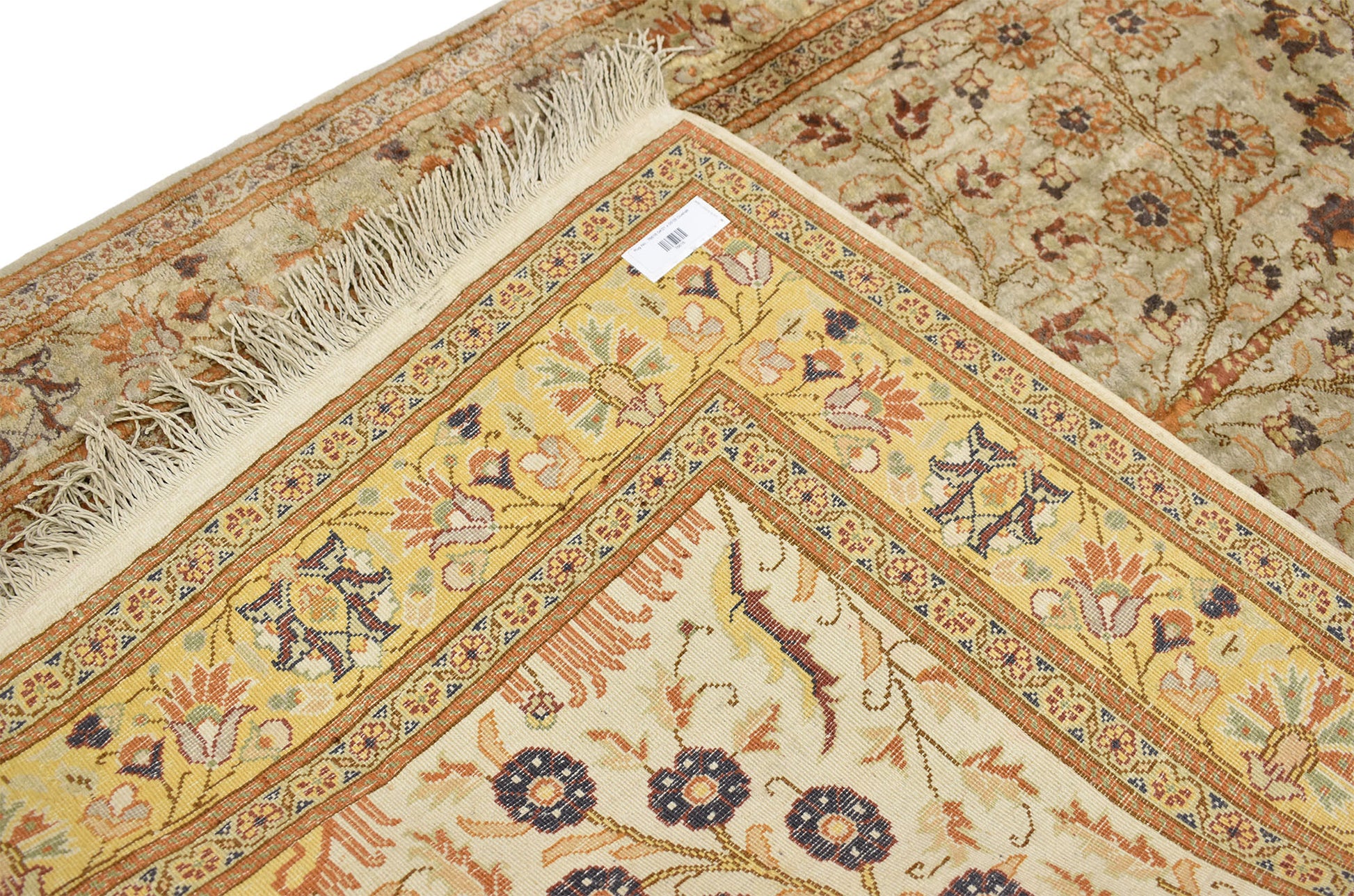 4 x 6 Vintage Turkish Oushak Rug 76616
