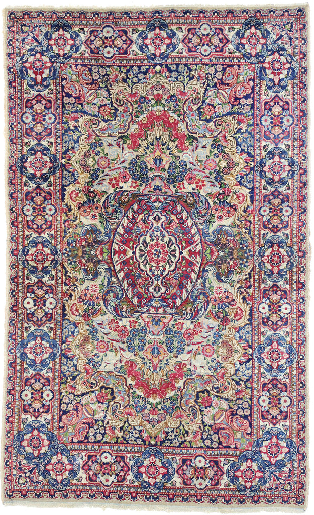3 x 5 Vintage Kerman Rug 76617