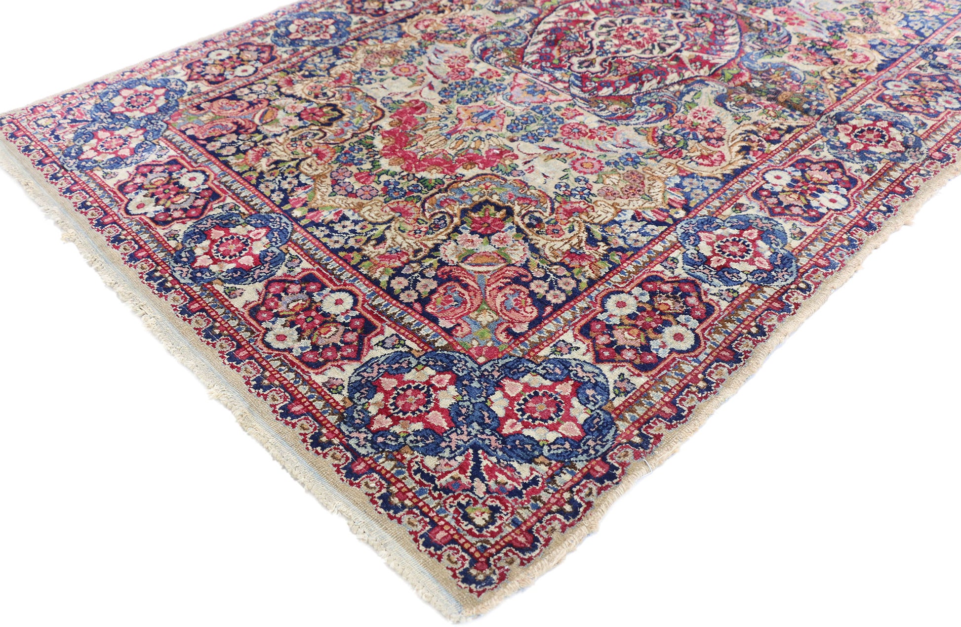 3 x 5 Vintage Kerman Rug 76617