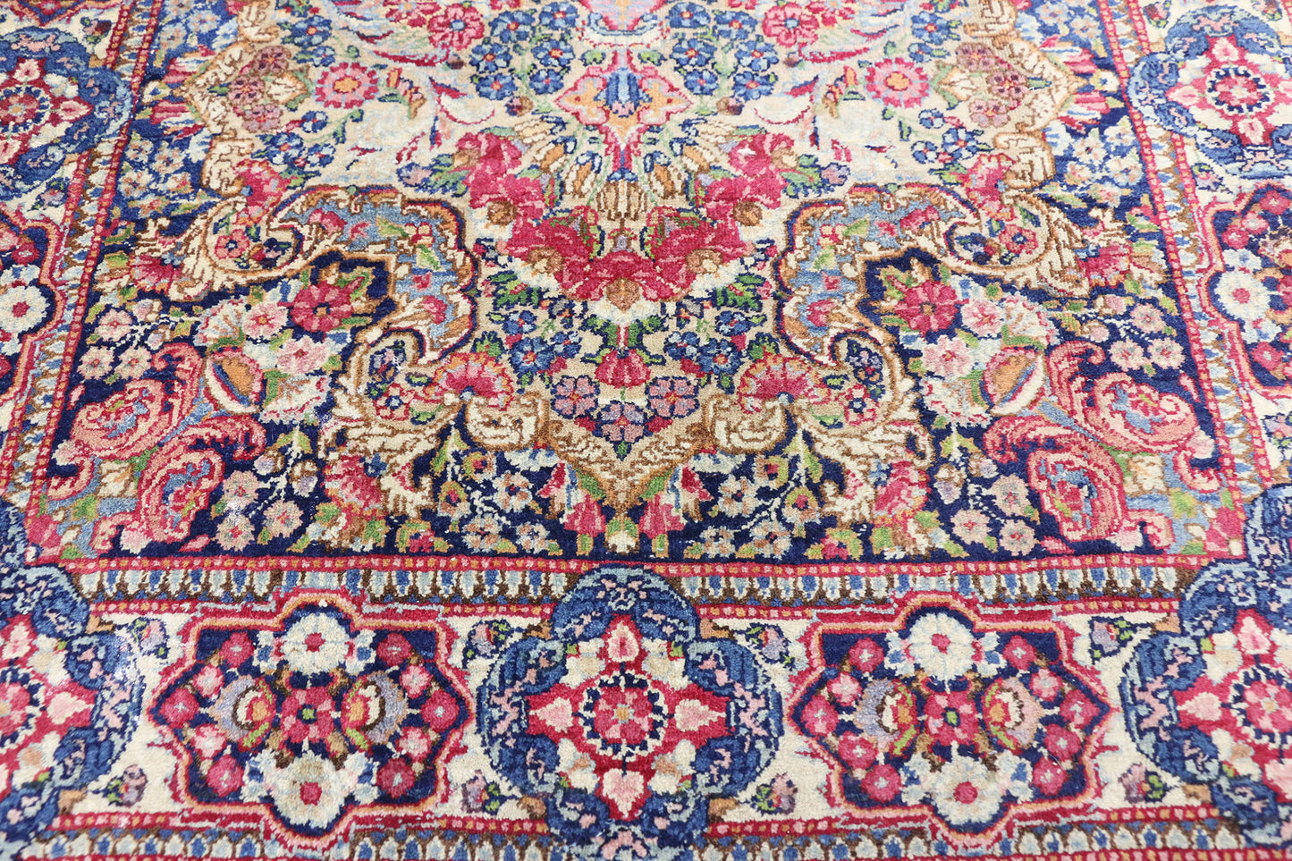 3 x 5 Vintage Kerman Rug 76617