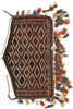 2 x 4 Antique Baluch Yomut Afghan Textile 76630