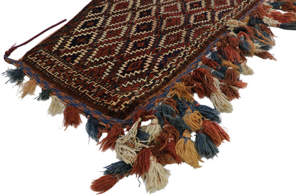 2 x 4 Antique Baluch Yomut Afghan Textile 76630