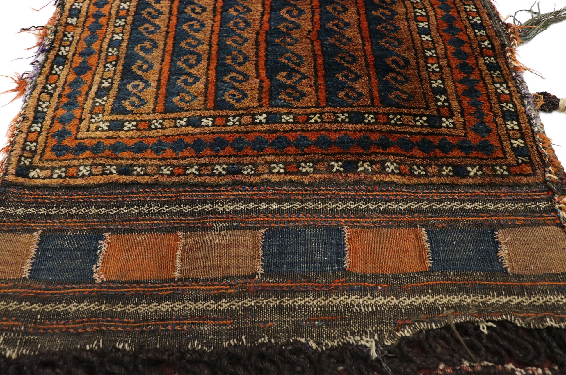 2 x 4 Antique Afghan Pushti Bag 76632