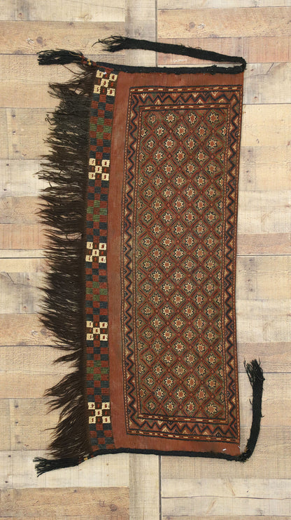 2 x 4 Vintage Ersari Torba Afghan Textile 76637