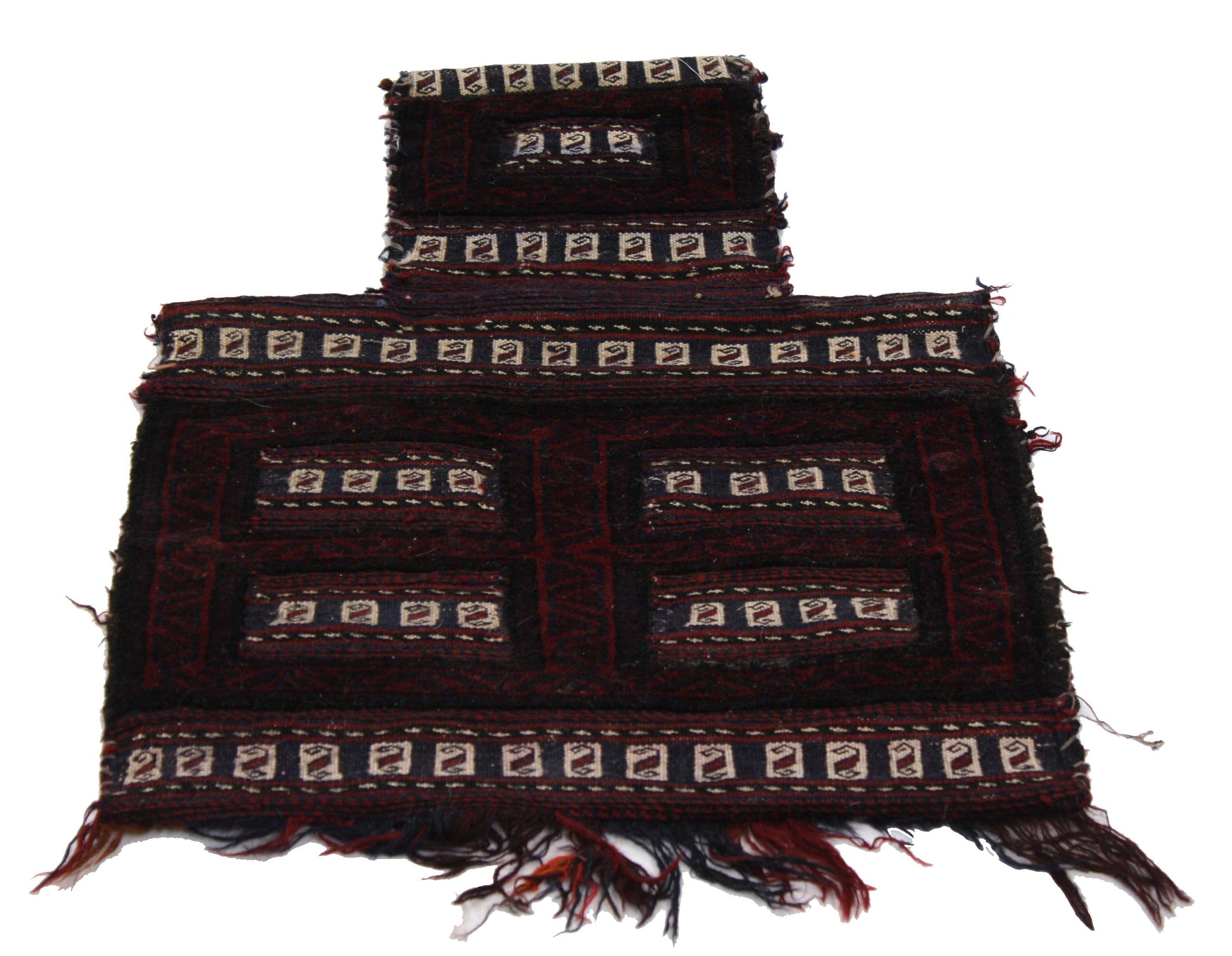2 x 2 Antique Afghan Balouch Salt Bag 76638