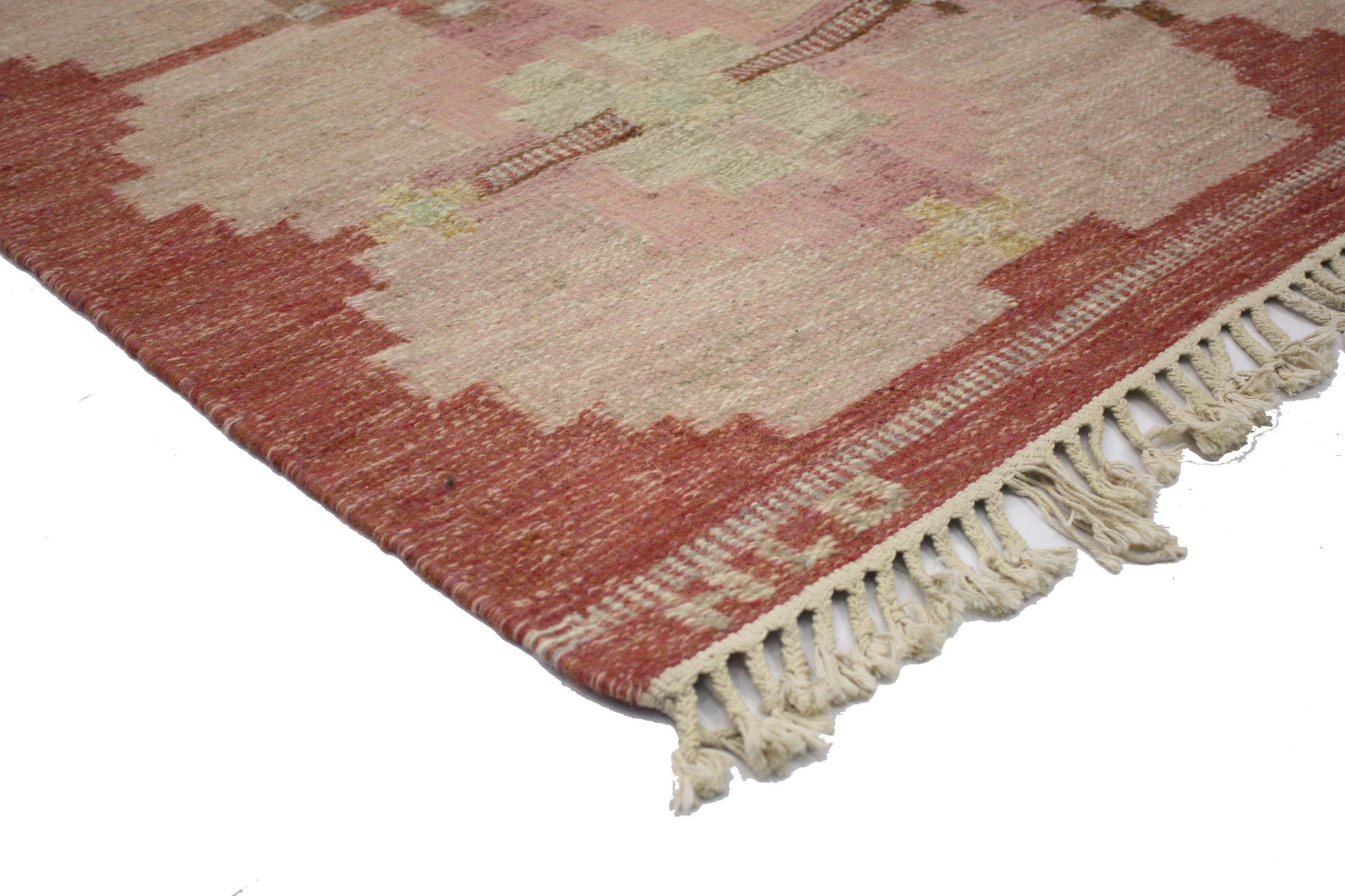 5 x 7 Vintage Swedish Kilim Rug 76645