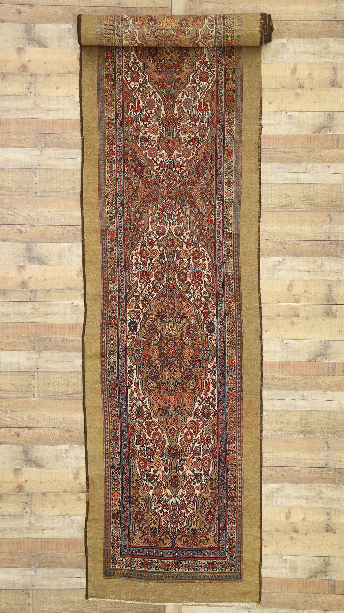 3 x 20 Antique Persian Malayer Rug 76654