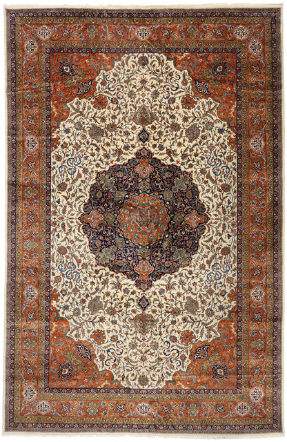 12 x 18 Vintage Romanian Mashhad Rug 76657