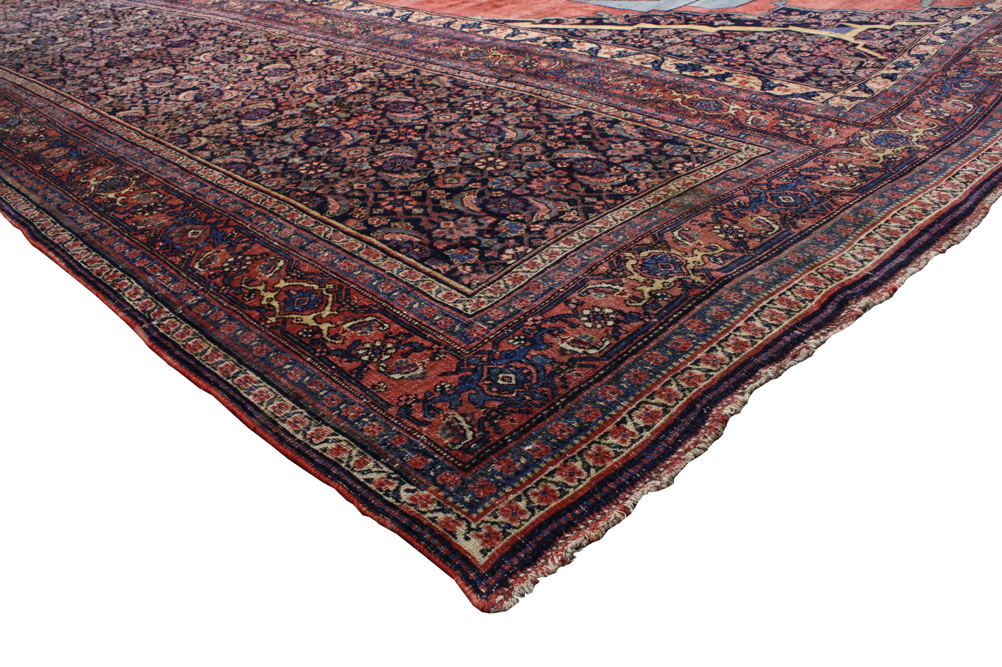 15 x 20 Antique Persian Bijar Rug 76659