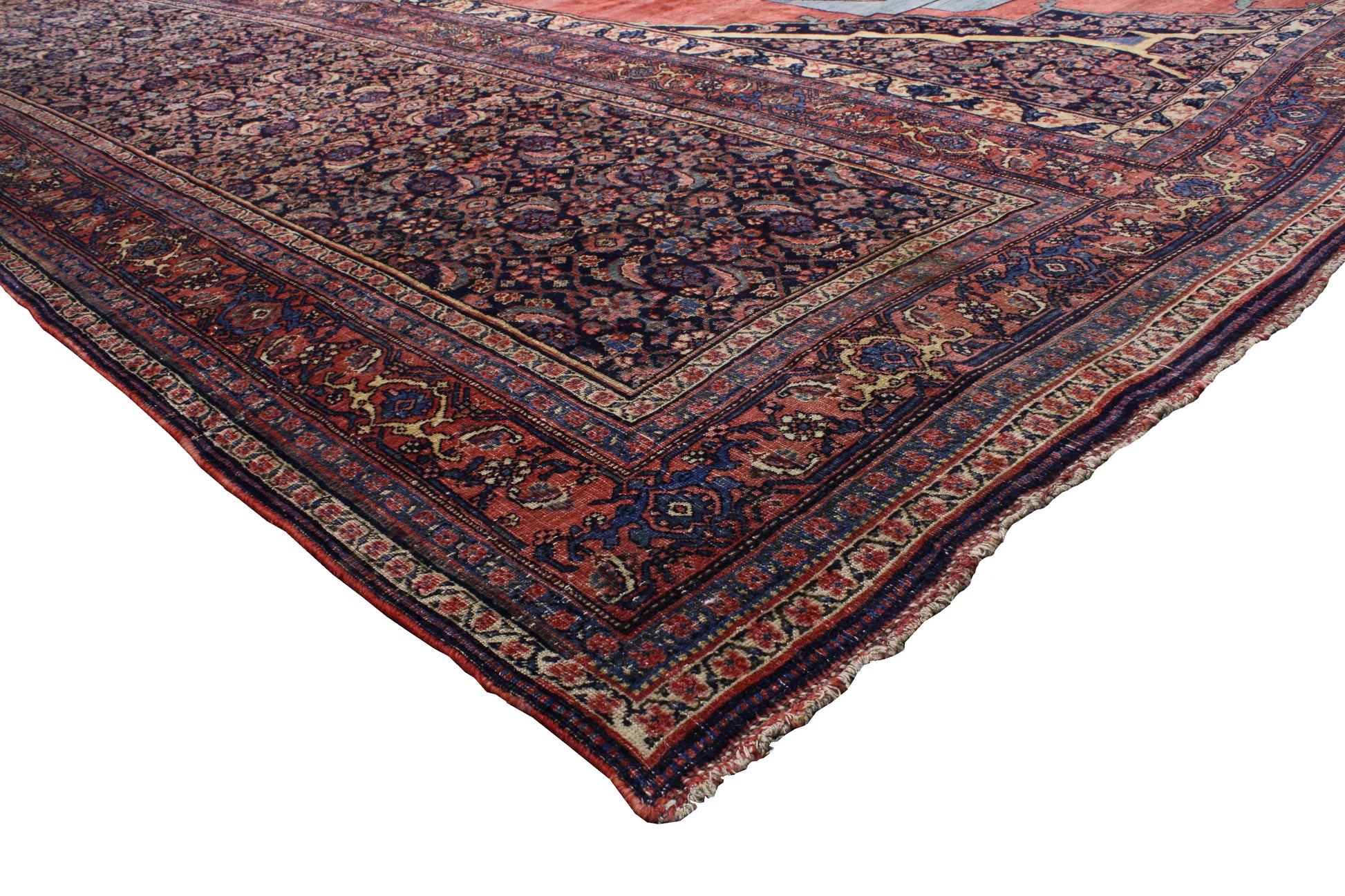 15 x 20 Antique Persian Bijar Rug 76659