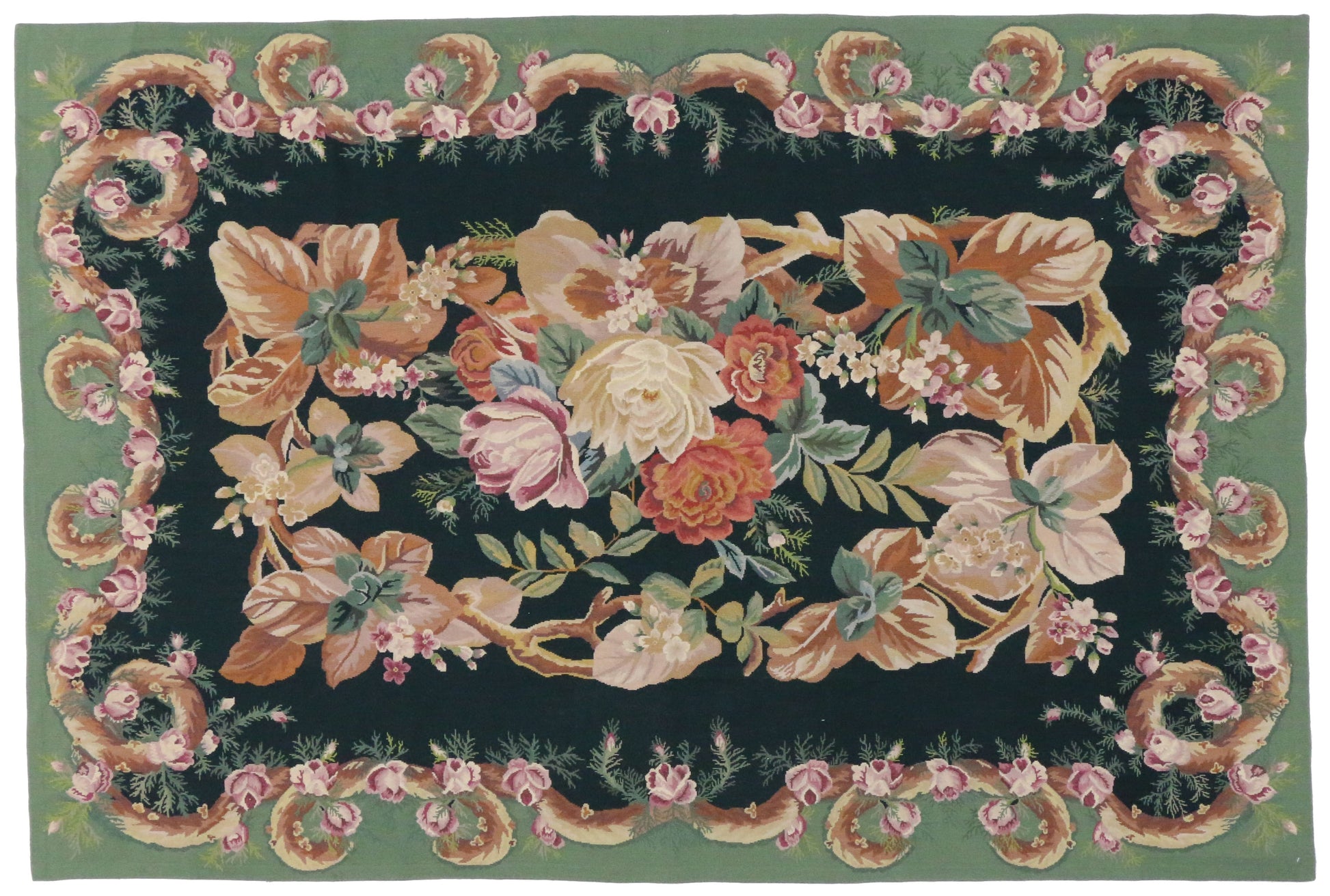 6 x 9 Needlepoint Rug 76661