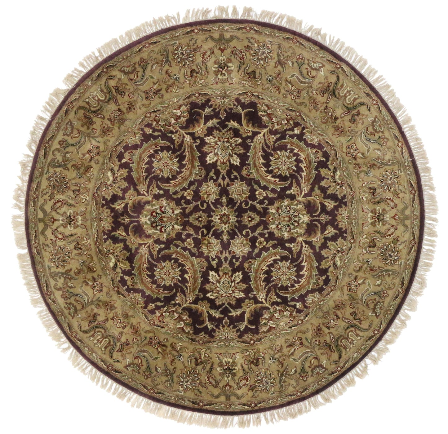 7 x 7 Round Indian Rug 76663