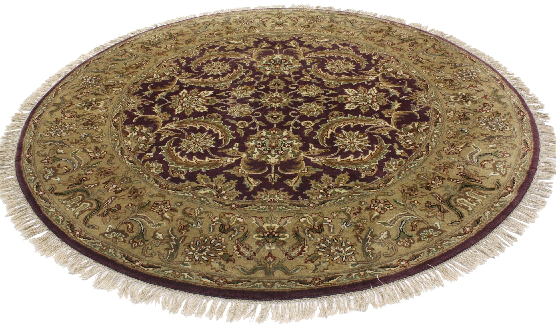 7 x 7 Round Indian Rug 76663