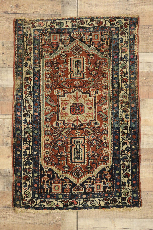 2 x 4 Antique Heriz Rug 76667