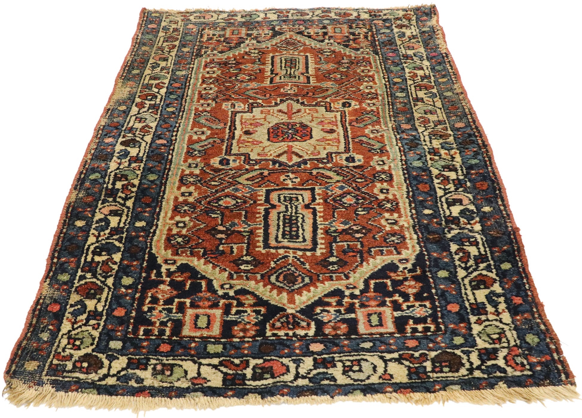 2 x 4 Antique Heriz Rug 76667