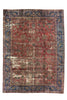 10 x 13 Antique-Worn Persian Kerman Rug 76681