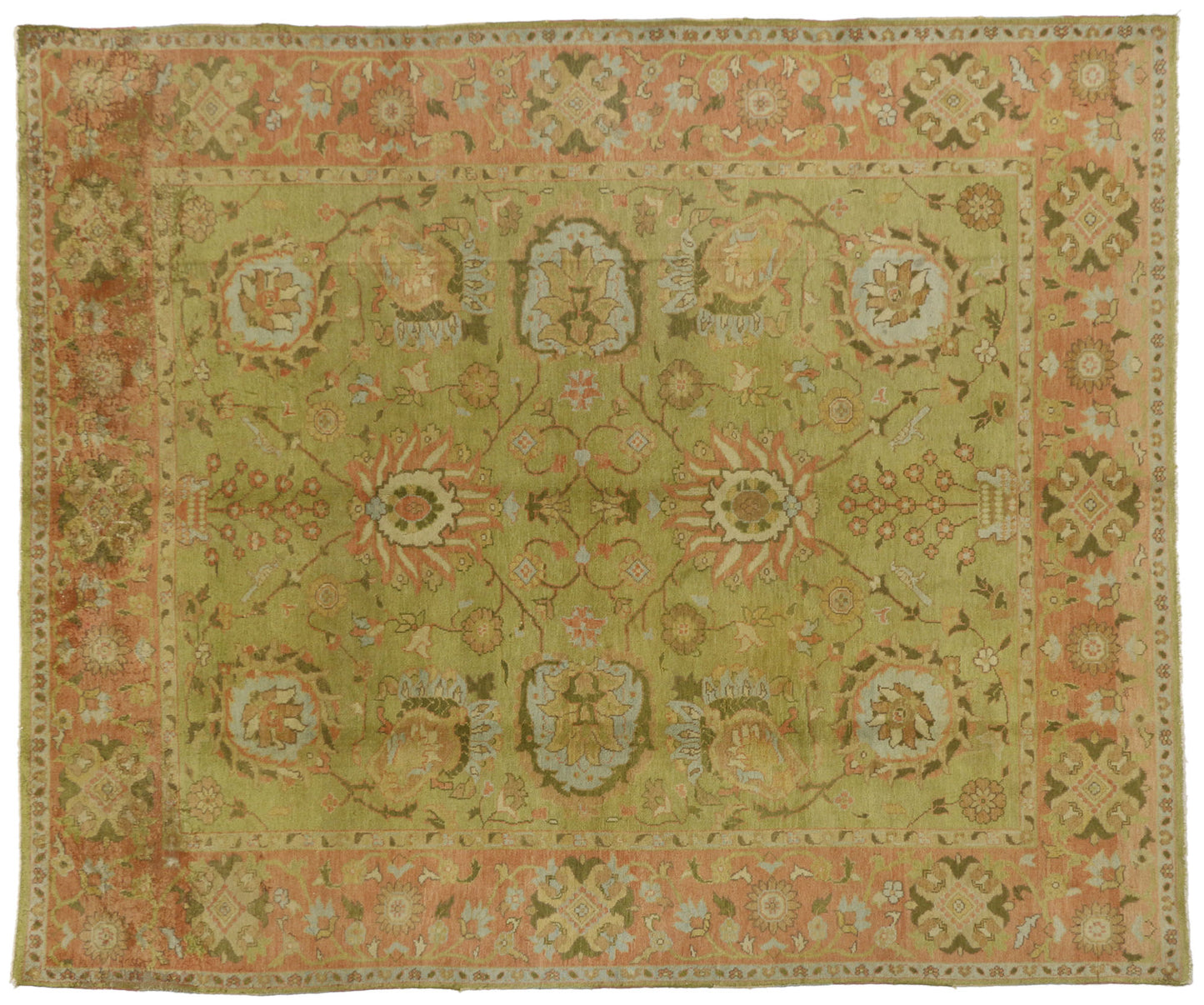 8 x 9 Vintage Oushak Rug 76688
