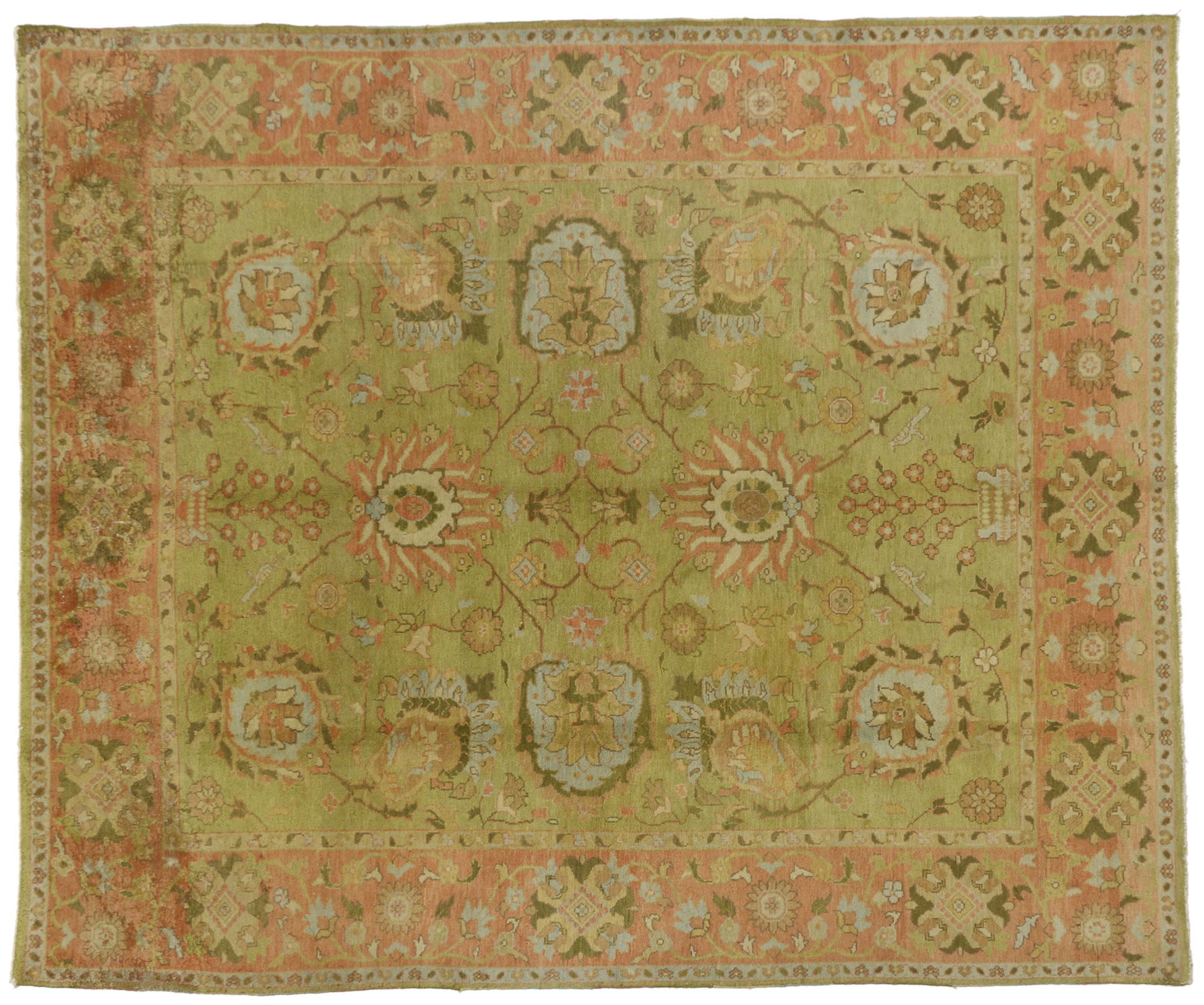 8 x 9 Vintage Oushak Rug 76688
