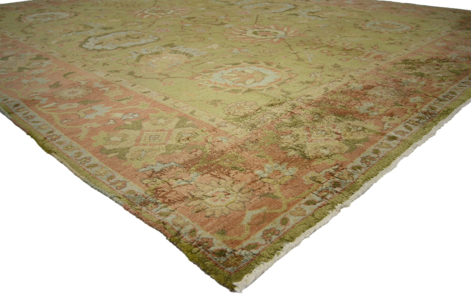 8 x 9 Vintage Oushak Rug 76688