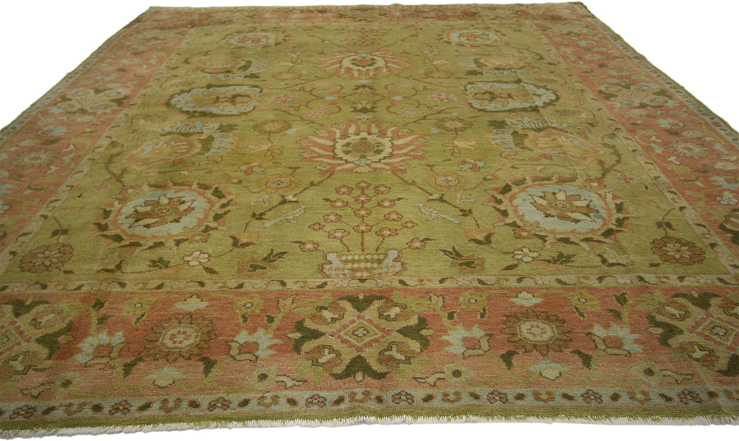 8 x 9 Vintage Oushak Rug 76688