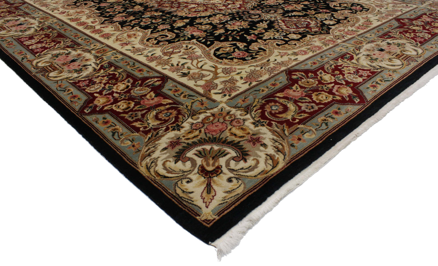 8 x 10 Vintage Chinese Kerman Rug 76698