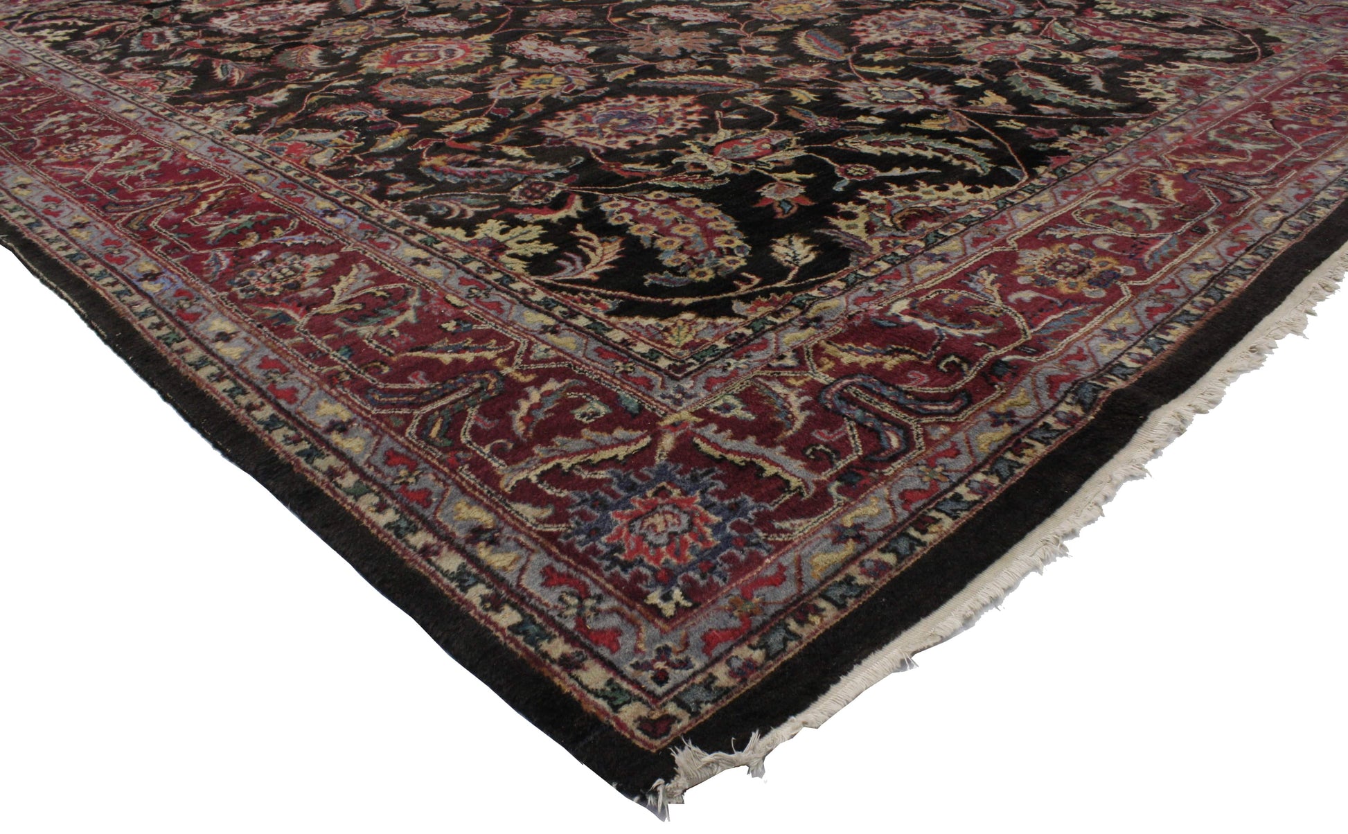 9 x 12 Vintage Indian Rug 76700