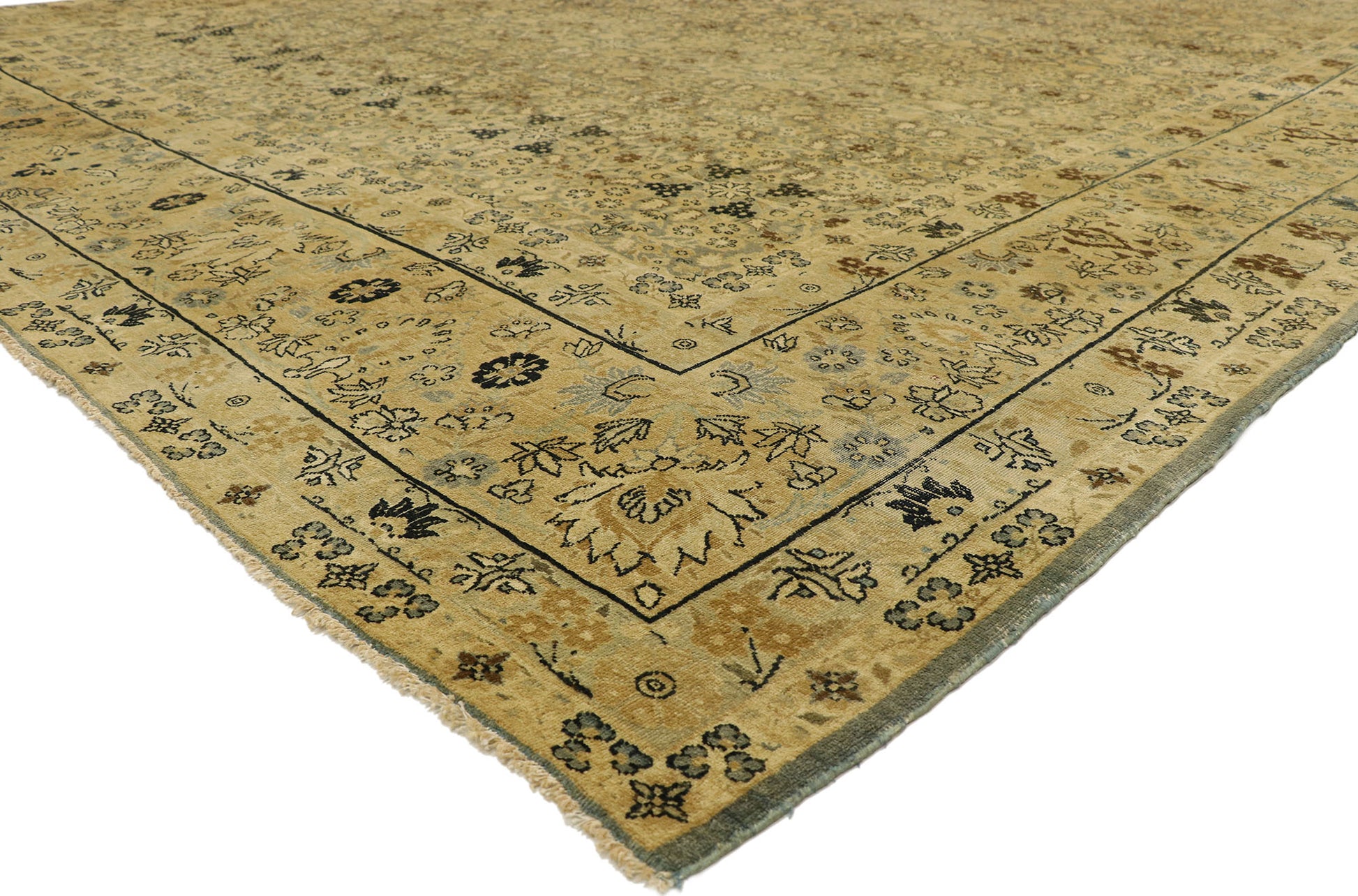 11 x 16 Antique Persian Kerman Rug 76701