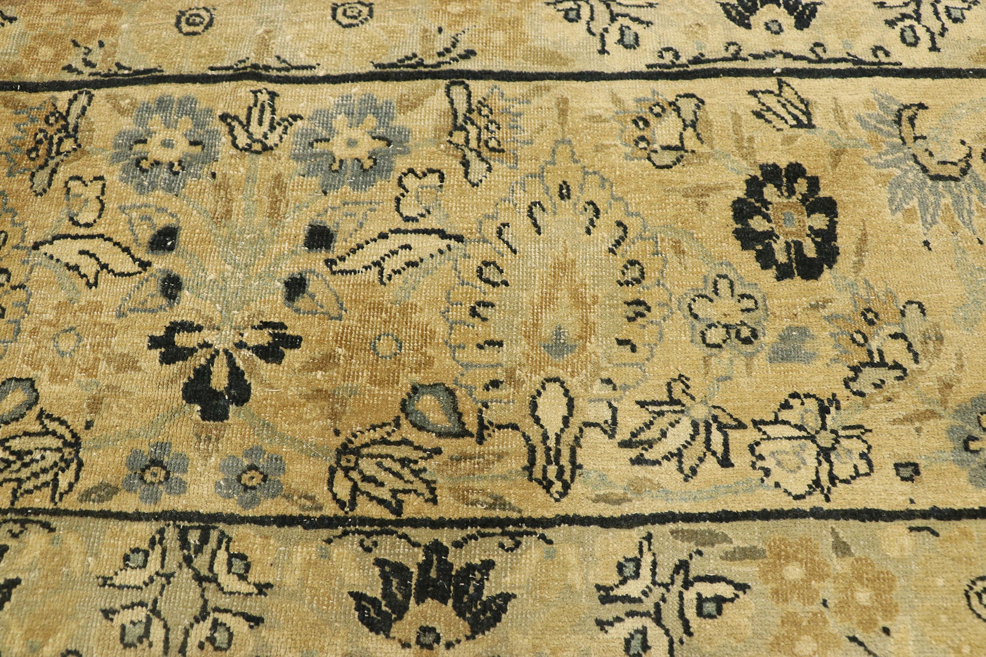 11 x 16 Antique Persian Kerman Rug 76701