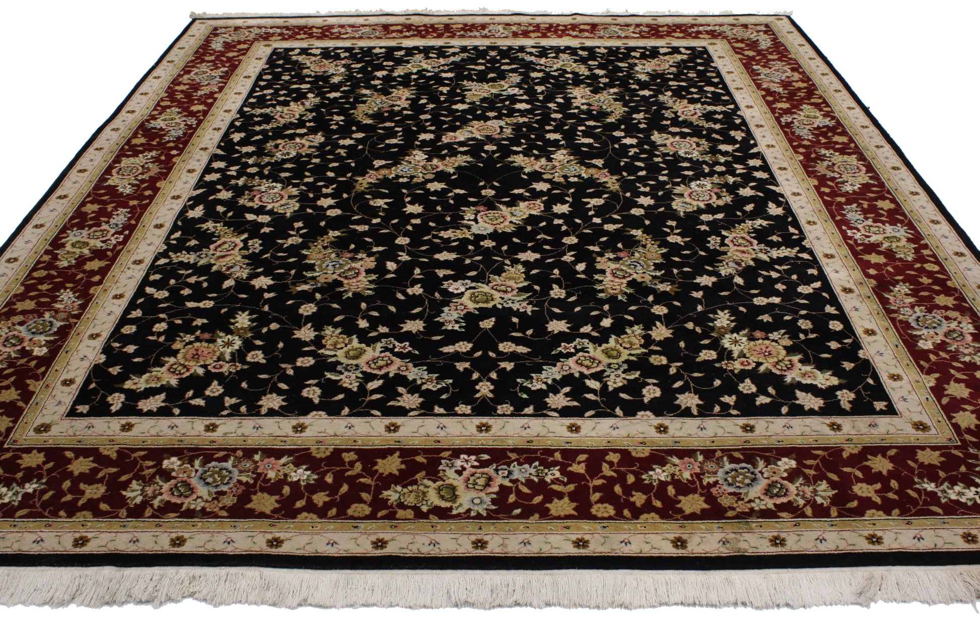 8 x 10 Vintage Chinese Tabriz Rug 76703