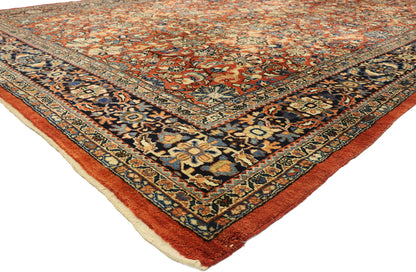 10 x 14 Antique Persian Mahal Rug 76710