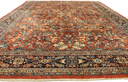 10 x 14 Antique Persian Mahal Rug 76710