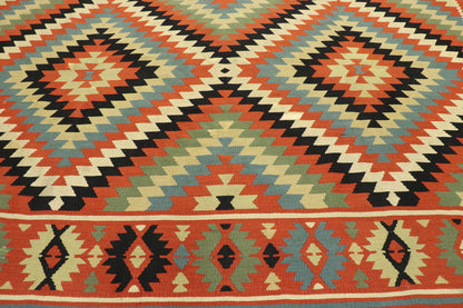7 x 10 Vintage Turkish Kilim Rug 76713