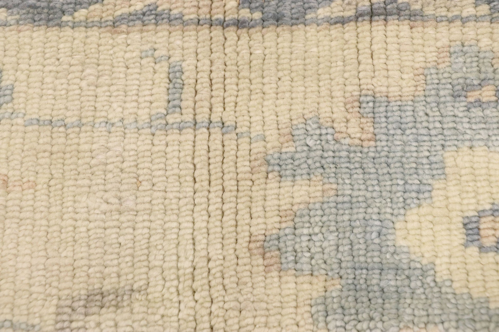 3 x 3 Modern Oushak Wagireh Rug 76716