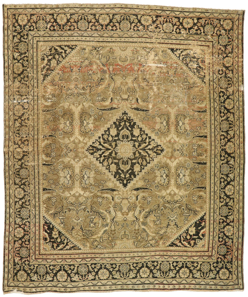 10 x 12 Antique Persian Mahal Rug 76729