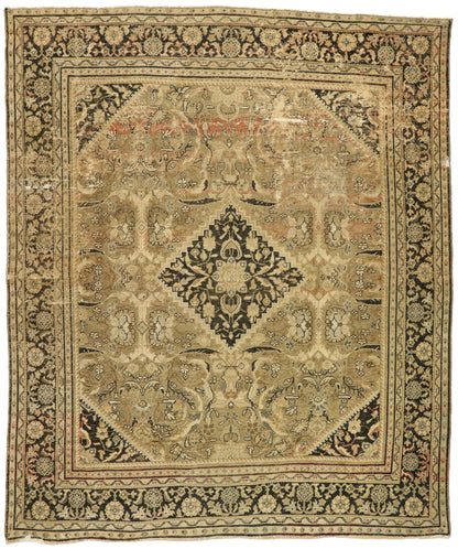 10 x 12 Antique Persian Mahal Rug 76729