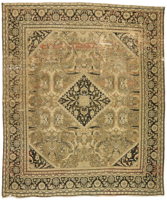 10 x 12 Antique Persian Mahal Rug 76729