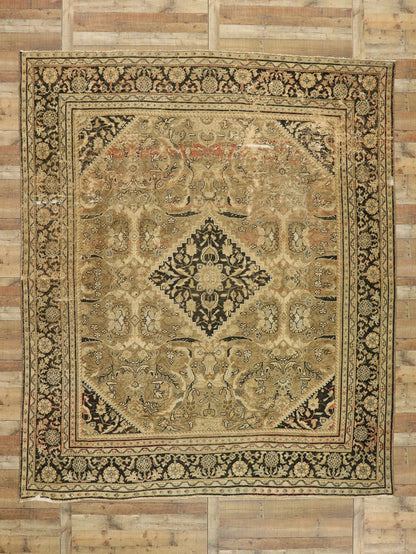 10 x 12 Antique Persian Mahal Rug 76729