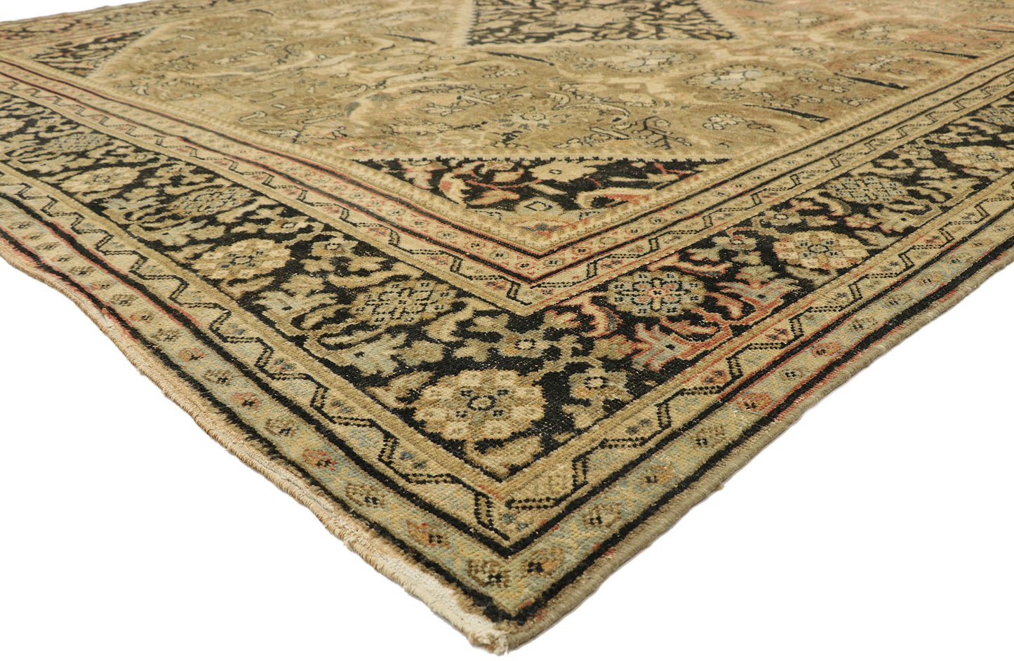 10 x 12 Antique Persian Mahal Rug 76729