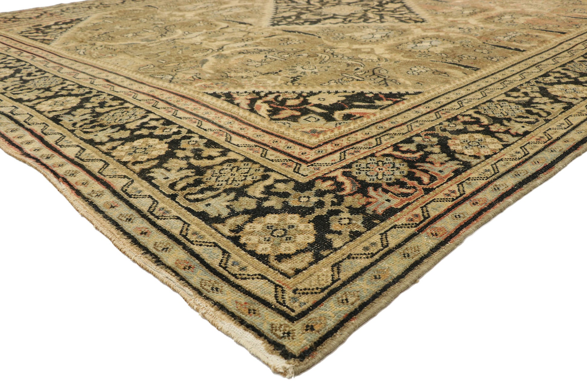 10 x 12 Antique Persian Mahal Rug 76729