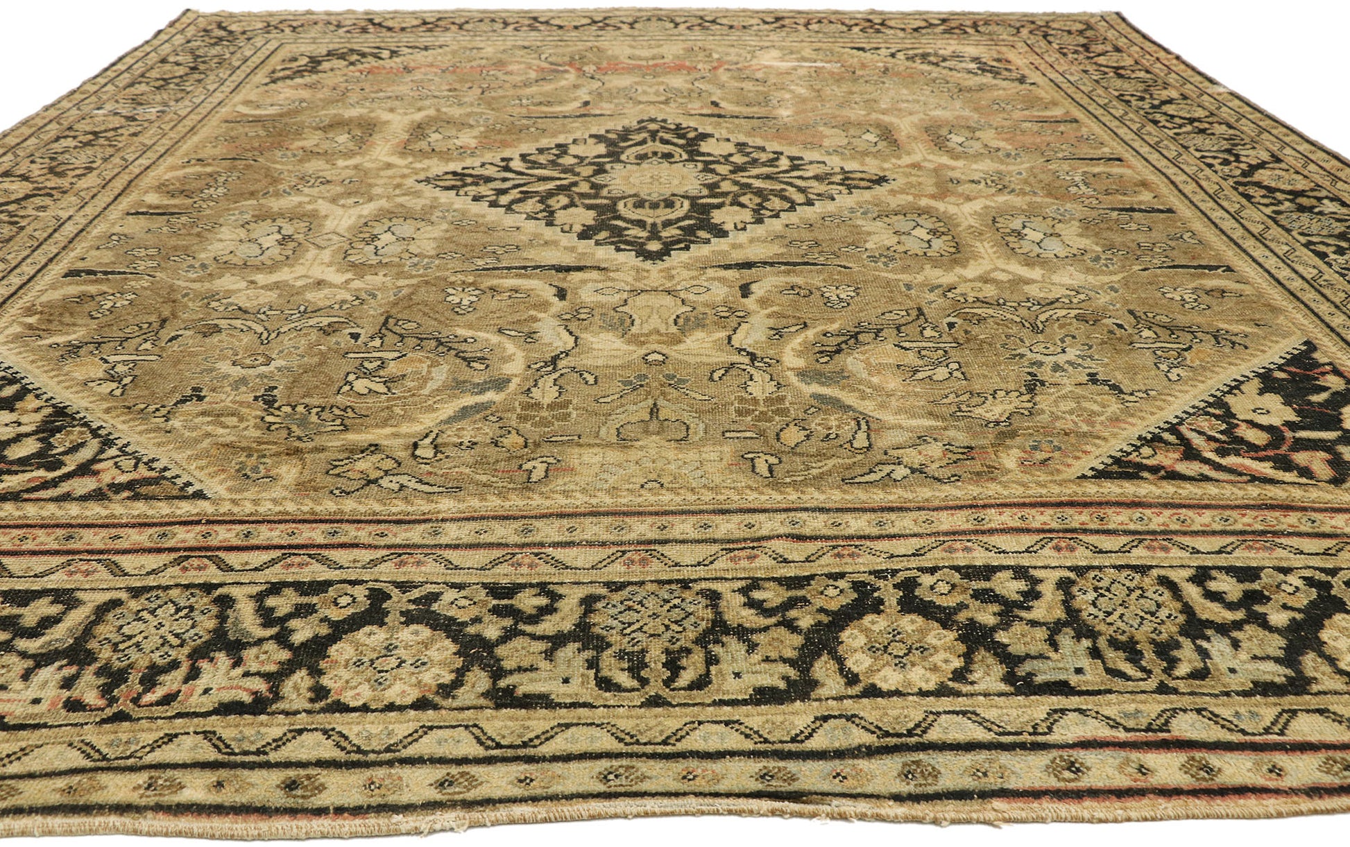 10 x 12 Antique Persian Mahal Rug 76729